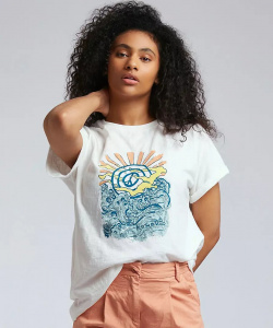 Tee "Peace Wave" - weiß