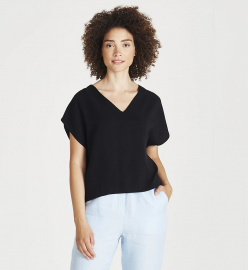 Givn Tencel Top "Ruby" - schwarz