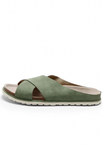 Pantolette "Sole" (vegan) - sea green