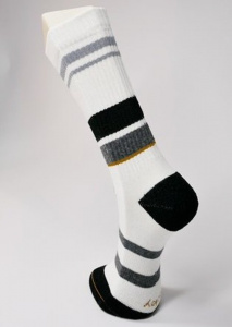 Socken "Pure"- black caramel