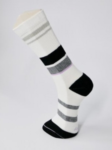 Socken "Pure" - black lavender