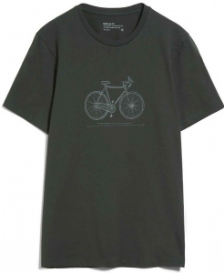 T-Shirt "Jaames Tech Bike" - dark pine