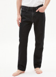 Straight Jeans "Dylaan" - black structured