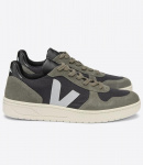 Veja "V-10 Ripstop" - black oxford grey mud