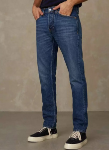 K.O.I. Jeans "Silvio" (vegan) - xavier indigo worn