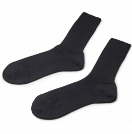 Leichte Merino-Socke - schwarz