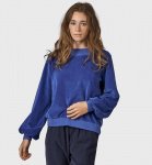 Nicki-Sweatshirt "Laila crew" - ocean blue