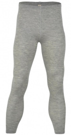 Men's underpants, wool/silk - grey melange