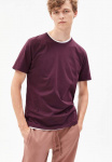 T-Shirt "Jaames" - dark aubergine