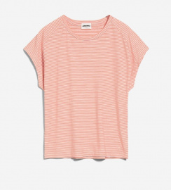 Shirt "Ofeliaa Pretty Stripes" - peach blossom/oatmilk