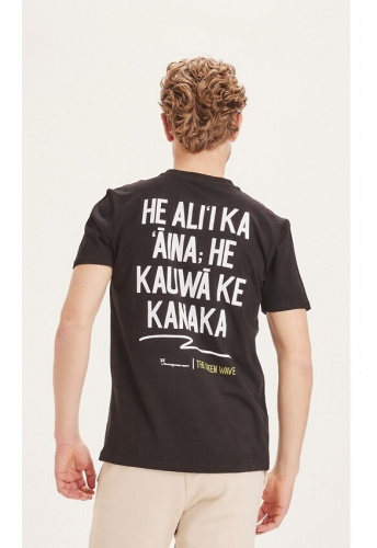 T-Shirt "The Green Wave" - schwarz