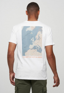 T-Shirt "Agave Weather Map" - white