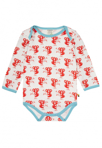 Langarm-Body mit Druck - copper