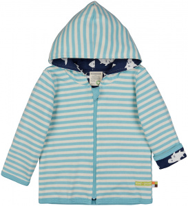 Reversible Hooded Jacket - lagoon