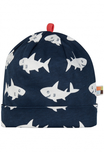 Mütze mit Druck - ultramarin