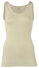 Womens Tank Top, wool/silk - natural