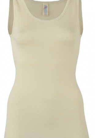 Damen Achselhemd, Wolle/Seide - natur Damen Achselhemd, Wolle/Seide - natur