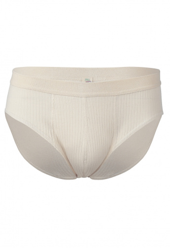 Herren-Sportslip, Nadelzug - natur