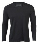 Engel Sports Herren Langarm-Shirt (Wolle/Seide) - schwarz
