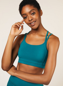 Yoga Y-Back Crop Top - green