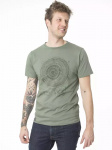 Zerum Mens T-Shirt "Platte" - greyish green