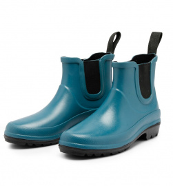 Bottes en caoutchouc "Vickie" - bleu pétrol