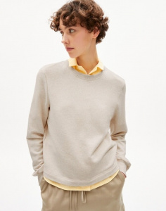 Sweatshirt "Fabiaa" - light desert melange