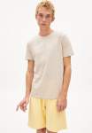 T-Shirt "Jaames Structure" - light desert/off white