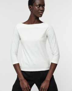 Lanius "Boat Neck Shirt" (hemp) - natural