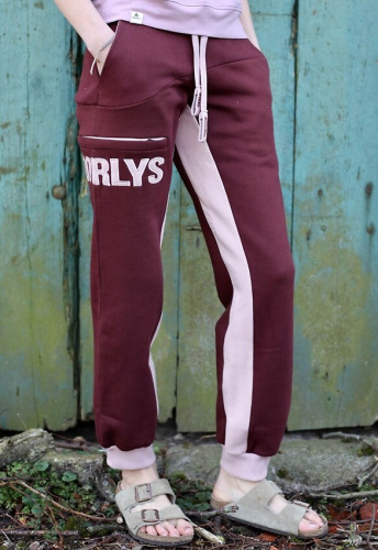 Jogginghose "Sundag" - rum raisin/pale mauve