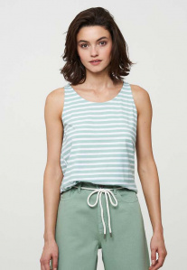 Top "Acacia Stripes" - peppermint green