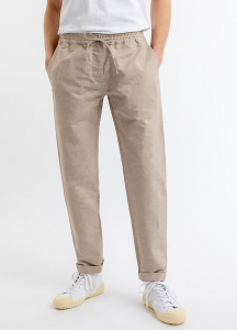Rotholz "Relaxed Hemp Pant" (Hanf) - natural speckled
