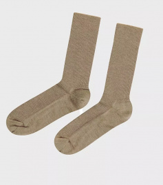 Leichte Merino-Socke - sand