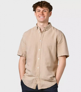 Linen Shirt "Mikkel" - sand