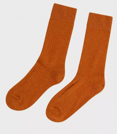 Dicke Woll-Socke - amber