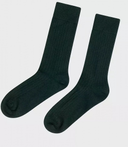 Dicke Woll-Socke - olive