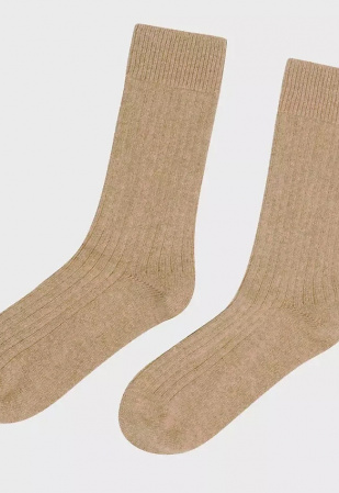 Dicke Woll-Socke - sand