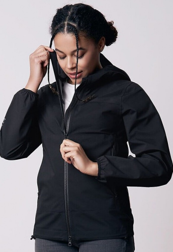 Bleed "Sympatex Rainshell Jacke Damen" - schwarz