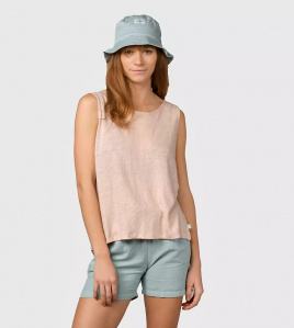 Leinen-Tanktop "Dee" - rose