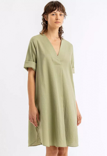 Rotholz "Kaftan Dress" - washed olive