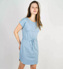 Jersey Dress "Bemade" - blue fog