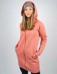 Zip-Jacke "Elli" - light mahagony