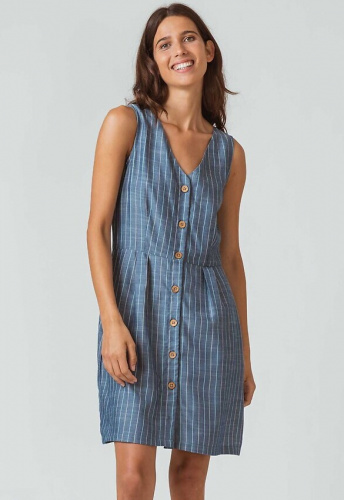 Kleid "Leize" - stripe denim