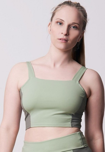 Bleed "Sporty Top" - green/grey