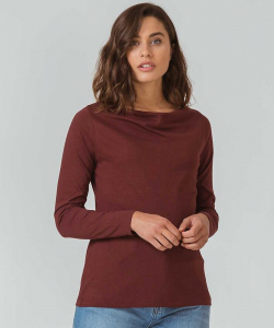 Longsleeve "Hiru" - burgundy