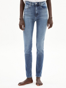 Highwaist Jeans "Ingaa" (vegan) - stone wash