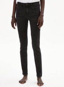 Slim Fit Jeans "Tillaa" - washed down black