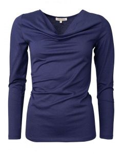 Wasserfall-Longsleeve - night blue