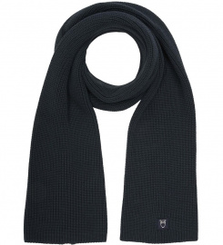 Ribbed Scarf - total eclipse