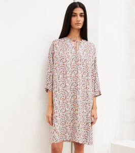 Woven Dress "Maaren Boheme" - oatmilk